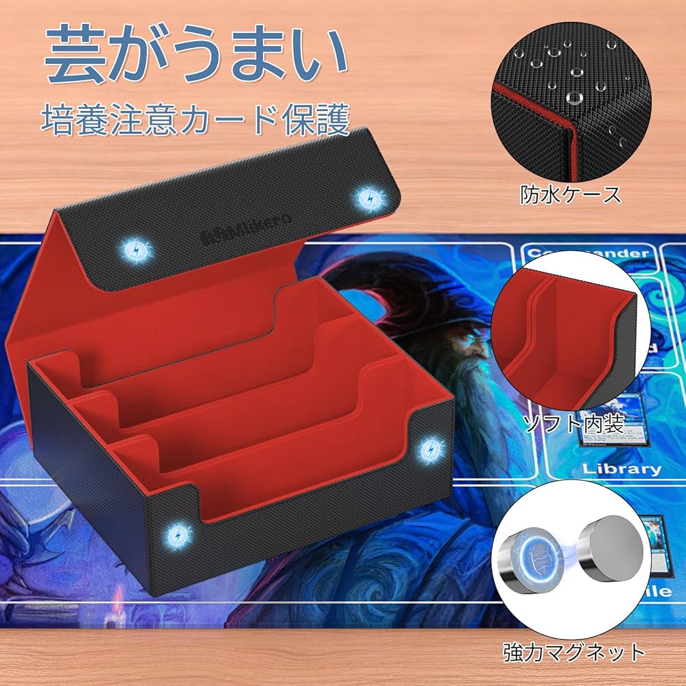 Amazon.co.jp: Mlikero デッキケース カードケース 大容量 1800枚収納